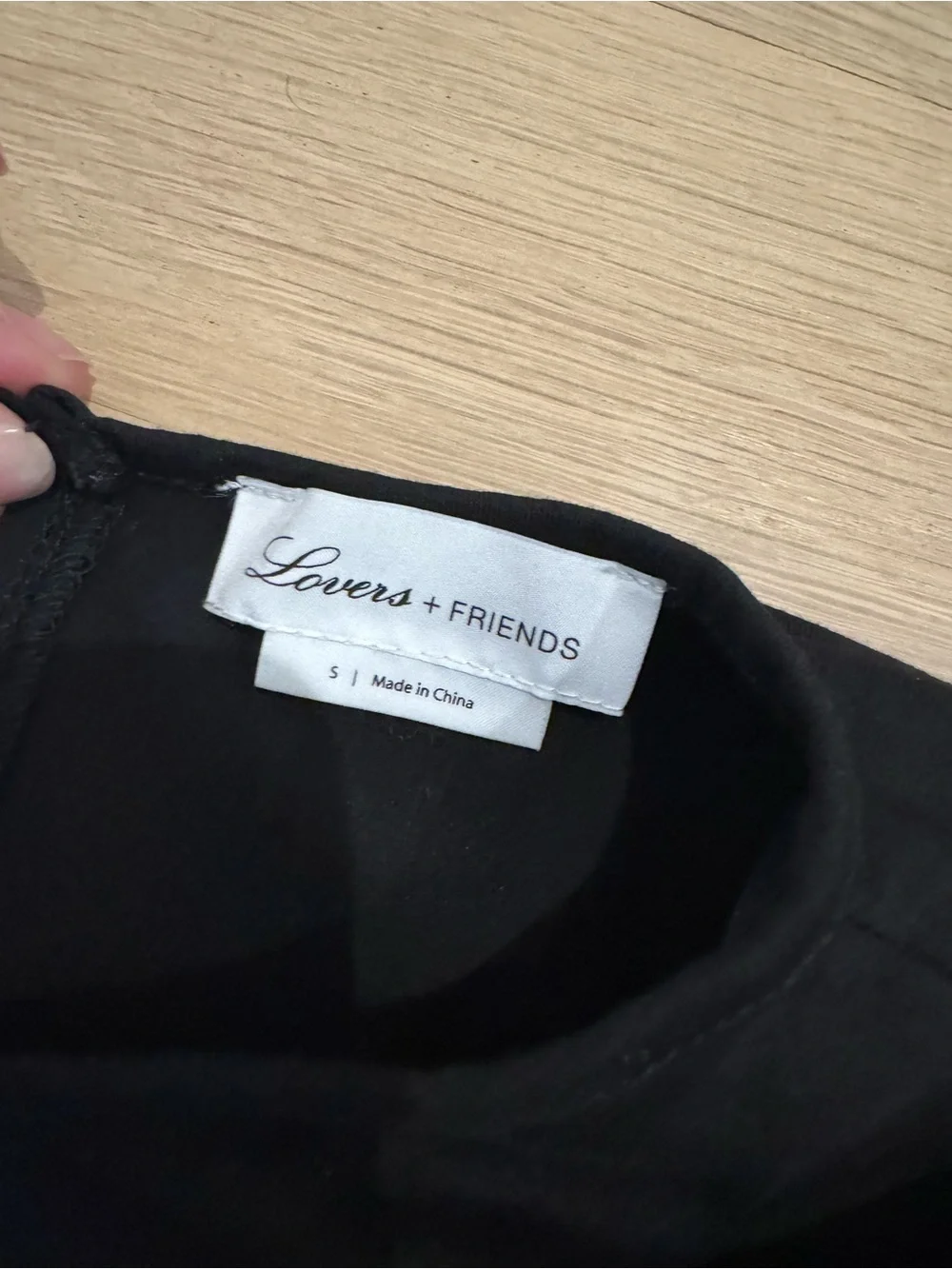 Lovers + Friends sleek black